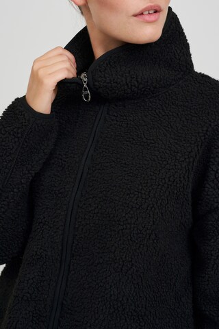 Oxmo Fleece jacket 'Tonje' in Black