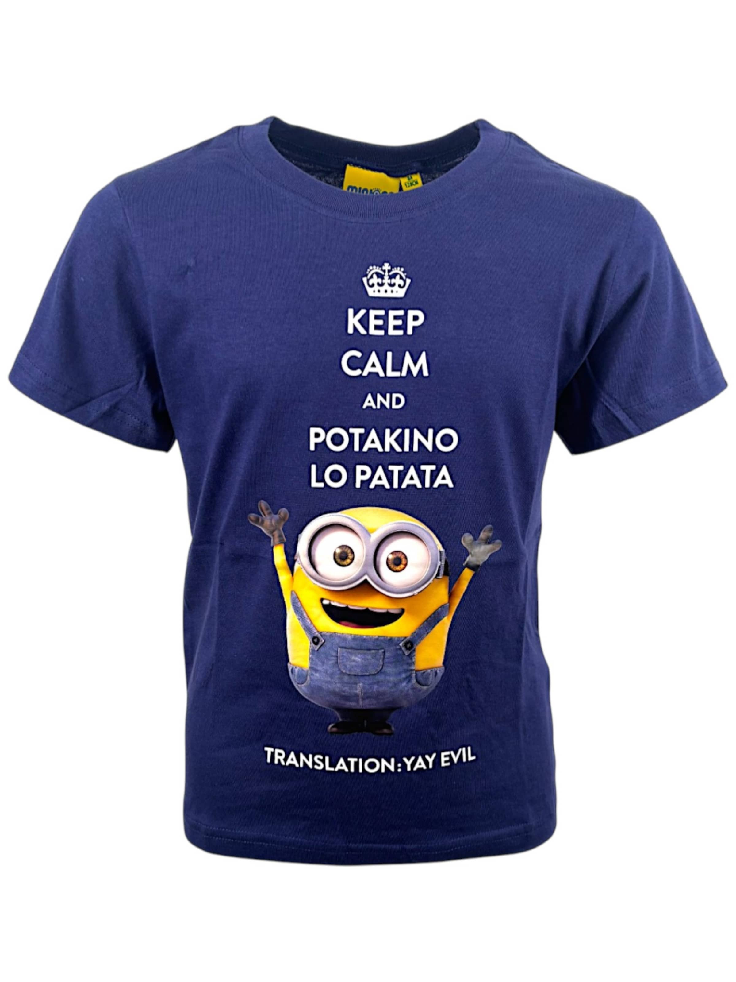 Minions Shirt 'Minions' in Blue: front