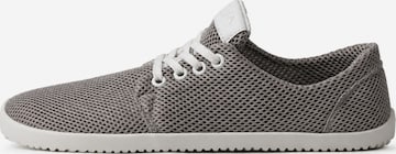 Ahinsa shoes Schnürschuh in Grau: Vorderseite