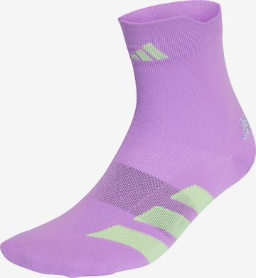 ADIDAS PERFORMANCE Sports socks 'Adizero' in Purple: front