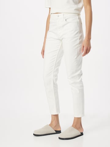 Coupe slim Jean ESPRIT en blanc : devant