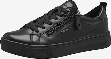 Tamaris Sneakers laag in Zwart: voorkant
