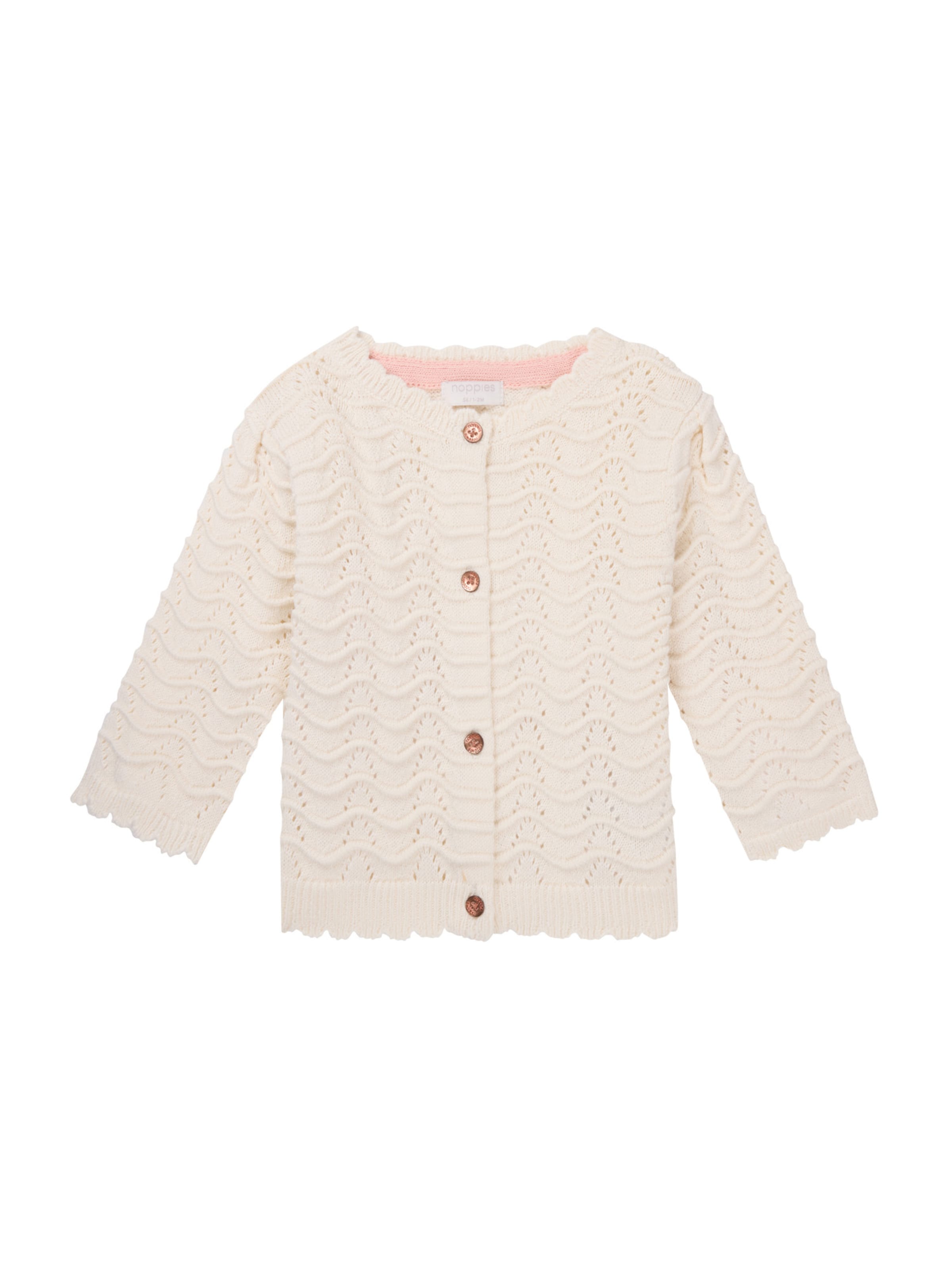 Noppies Gebreid vest 'Merritt' in Roze: voorkant