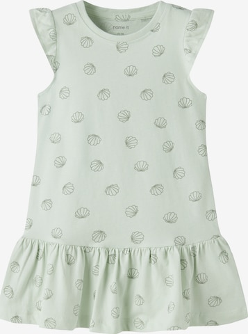 NAME IT Šaty 'NMFVIDA' – zelená: přední strana