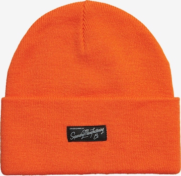 Bonnet Superdry en orange : devant