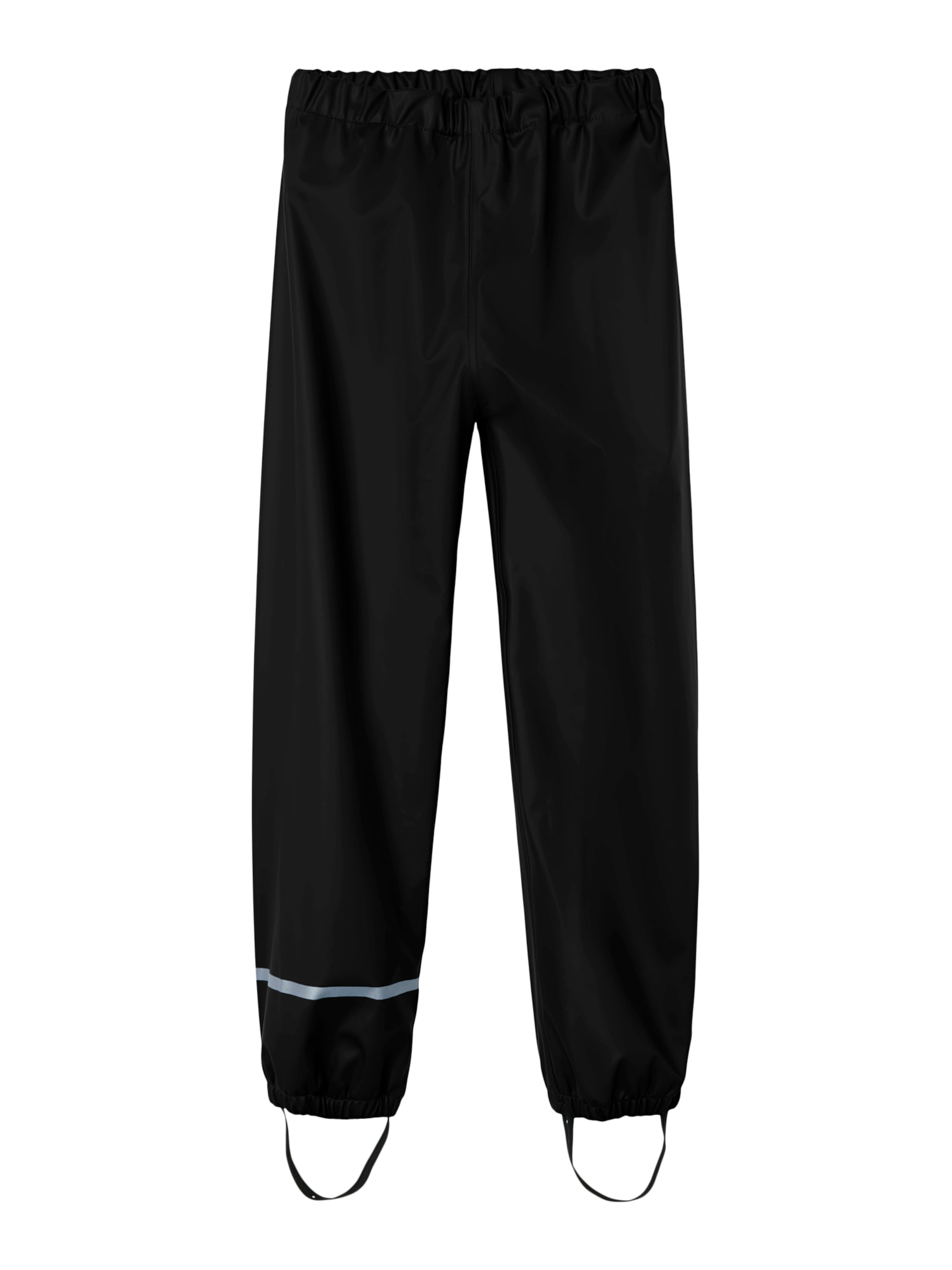 melns NAME IT Pakapēniski sašaurināts piegriezums Funkcionālas bikses: no priekšpuses