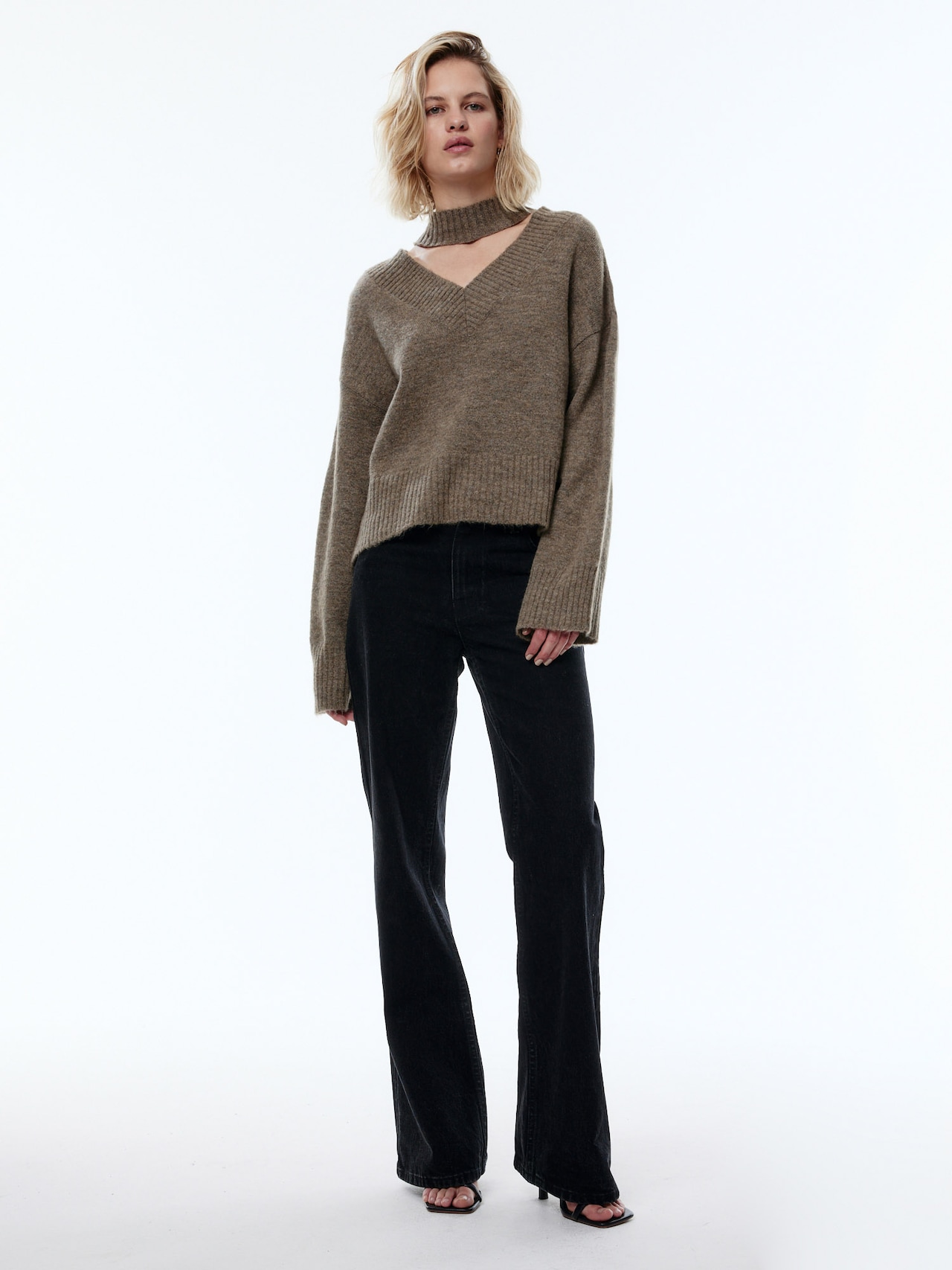 EDITED Pullover 'Wanja' taupe