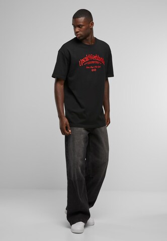 MT Upscale T-Shirt 'Upscale World Wide' in Schwarz