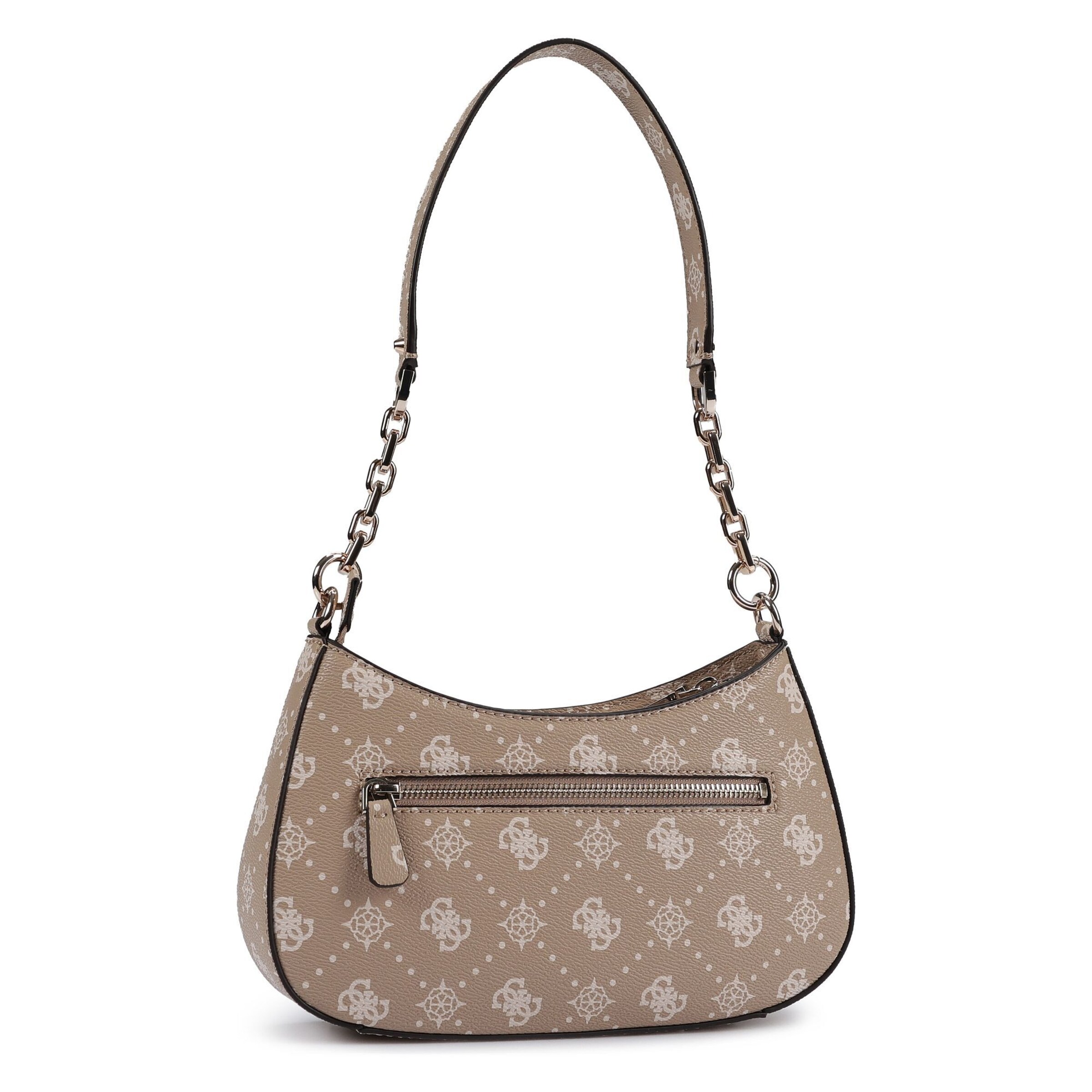 Borsa a spalla 'Carrie' di GUESS in beige: frontale