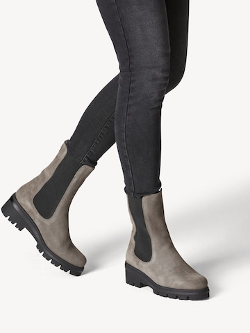 TAMARIS Chelsea Boots in Grey: front