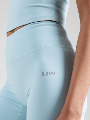 ICANIWILL Skinny Workout Pants 'Mirage' in Blue