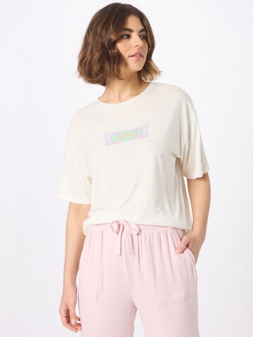 Tricou 'PALM SPRINGS' de la River Island pe alb: față