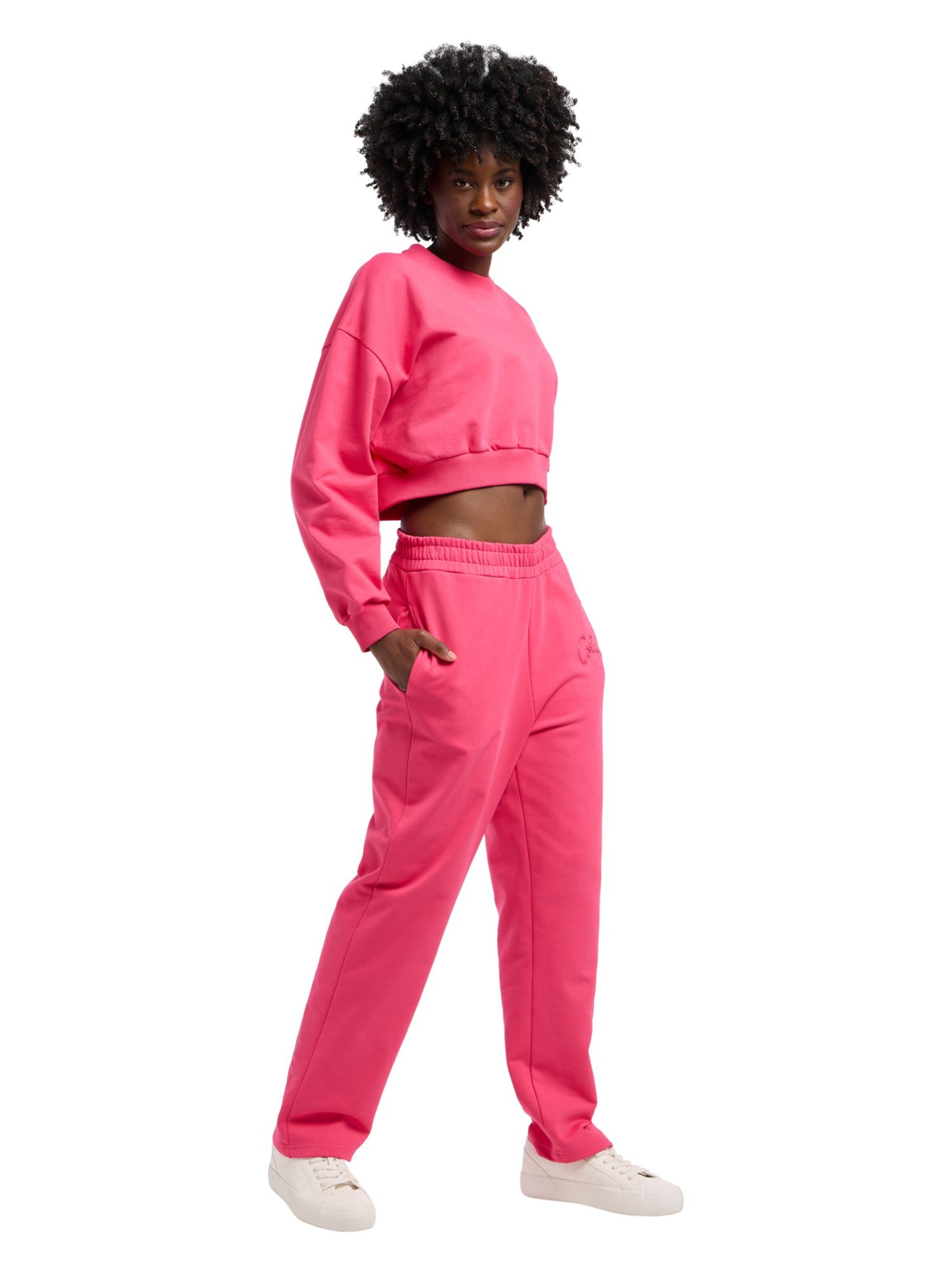 Regular Pantalon 'Dyda' Carlo Colucci en rose