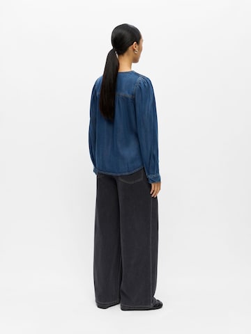 Camicia da donna 'OBJFrame' di OBJECT in blu