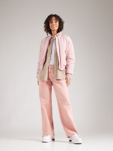 HUGO Široke hlačnice Kavbojke 'Gamala_2_B' | roza barva