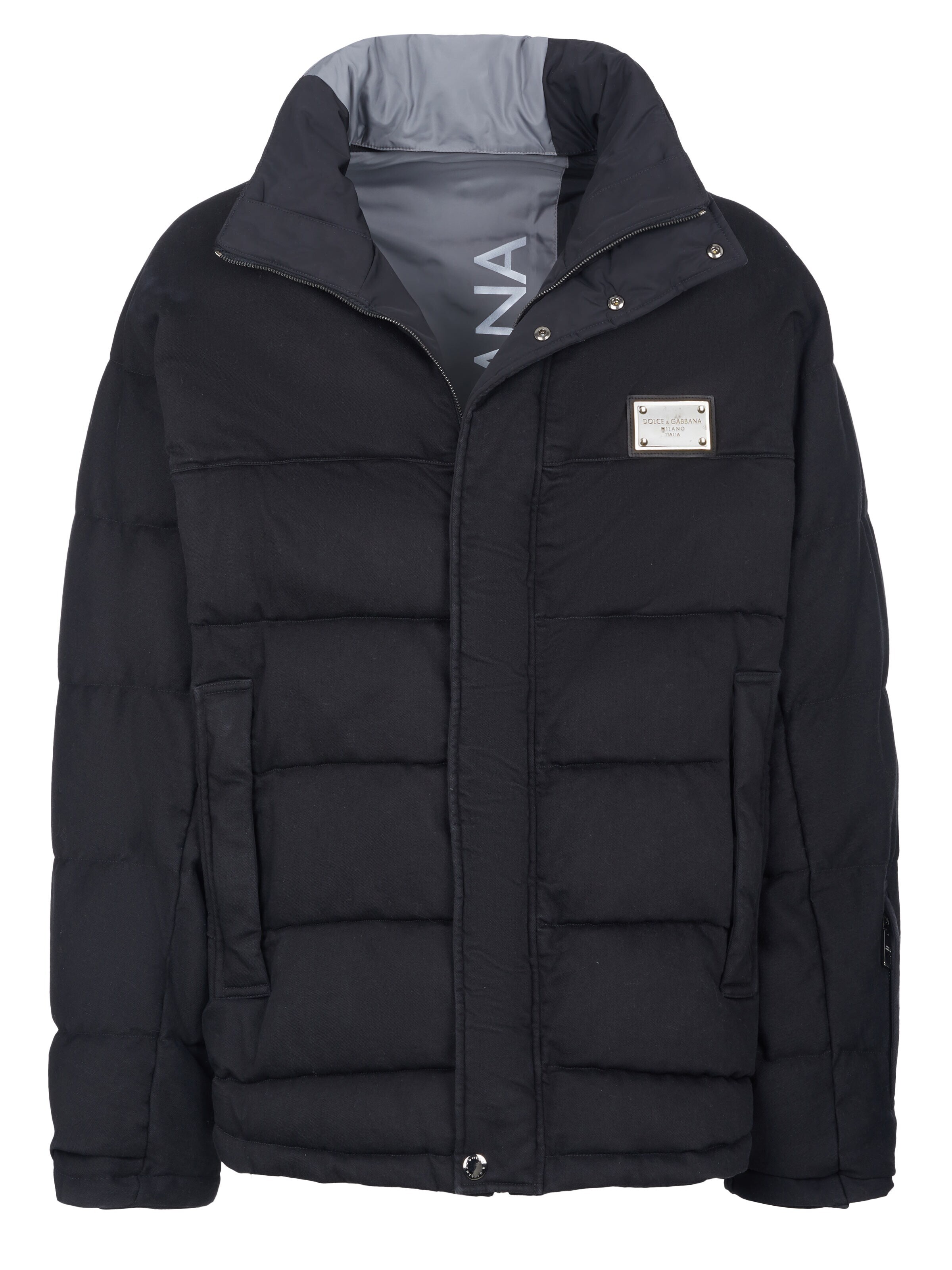 DOLCE & GABBANA Winter Jacket 'Dolce & Gabbana Wendejacke schwarz' in M-L in Black, Item view