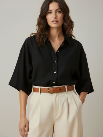WEARABLE STORIES Shirt 'Marie' in Black