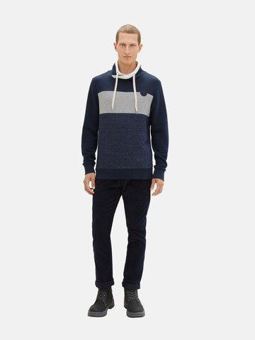 TOM TAILOR - Sweatshirt em azul