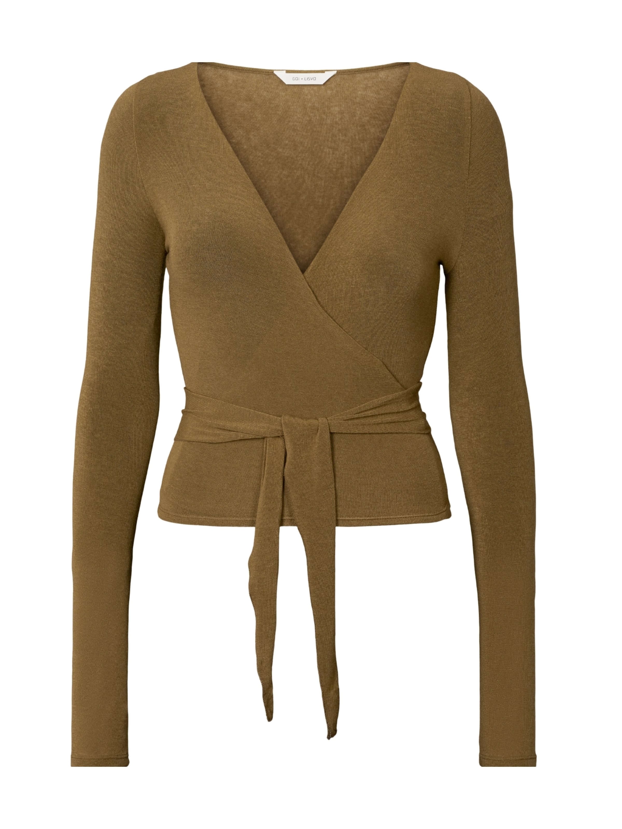 Gai+Lisva Shirts 'Anne' i brun: forside