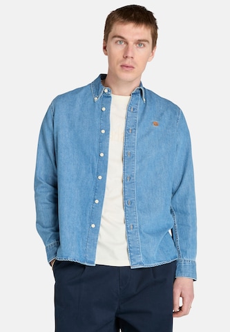 Regular fit Cămașă de la TIMBERLAND pe albastru: față