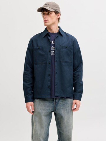 JACK & JONES - Ajuste regular Camisa 'JPRBLUrayle' en azul: frente