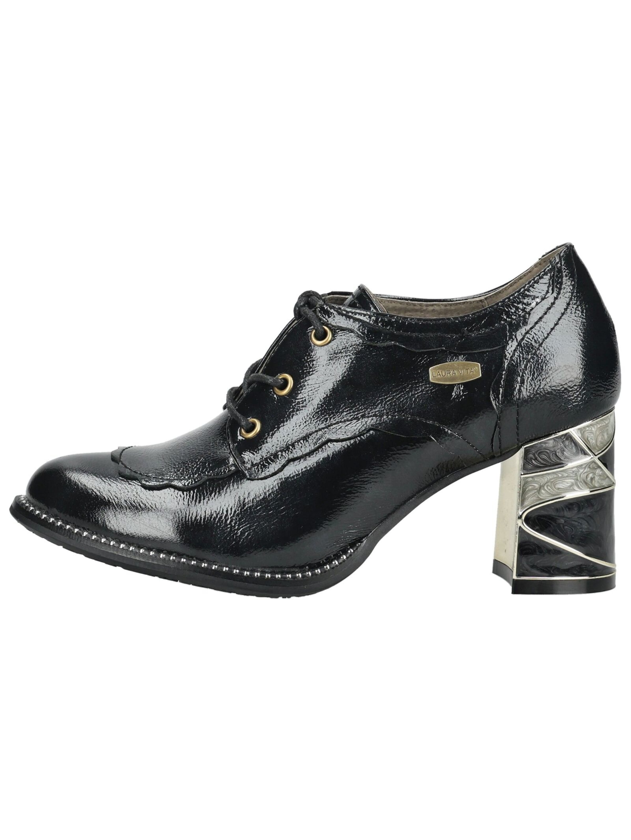 Laura Vita Hochfrontpumps in Schwarz