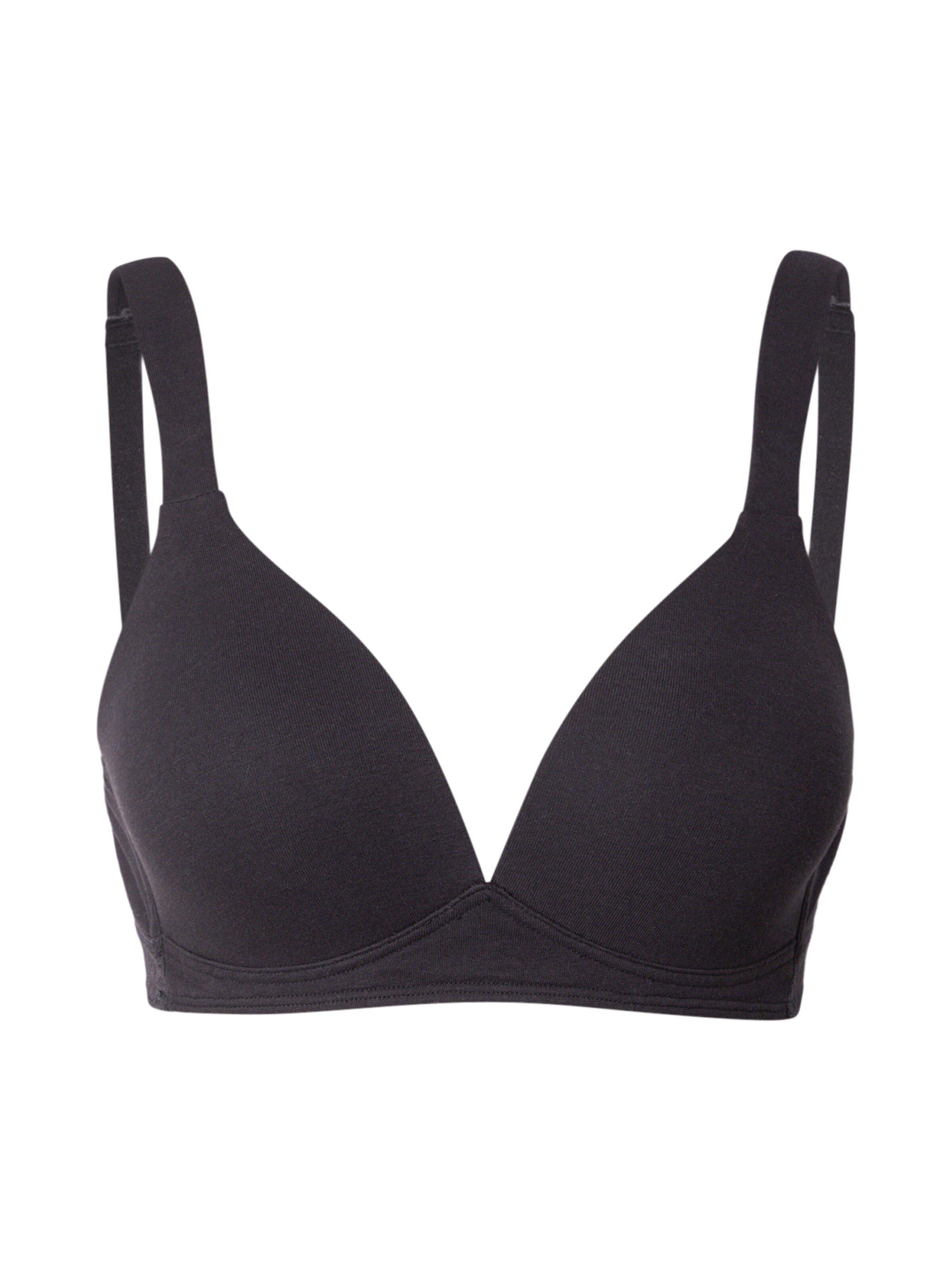 NATURANA Push-up Melltartó - fekete: elől