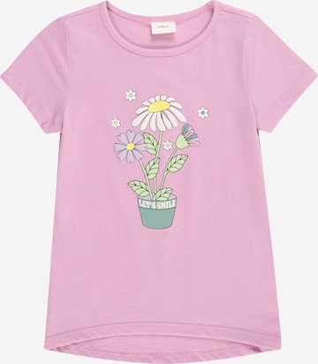 T-Shirt s.Oliver en rose : devant