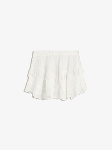 Jupe Bershka en blanc