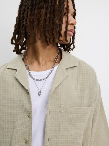 Pull&Bear Comfort fit Srajca | zelena barva