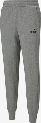 PUMA Tapered Sportbroek in Grijs: voorkant