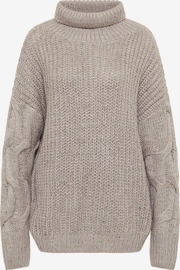 MYMO Oversize sveter - tmavobéžová, Produkt