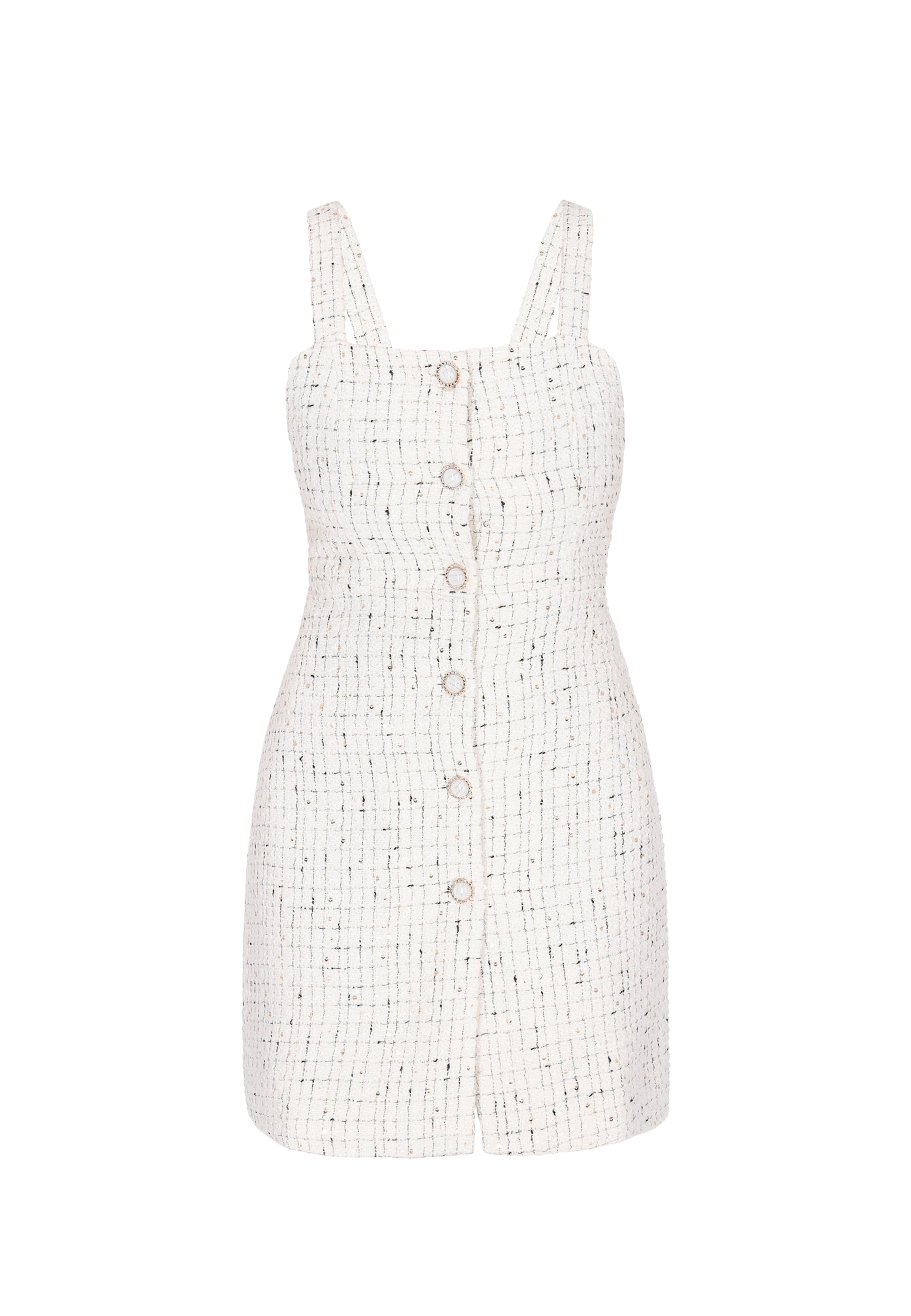 faina - Vestido en blanco: frente