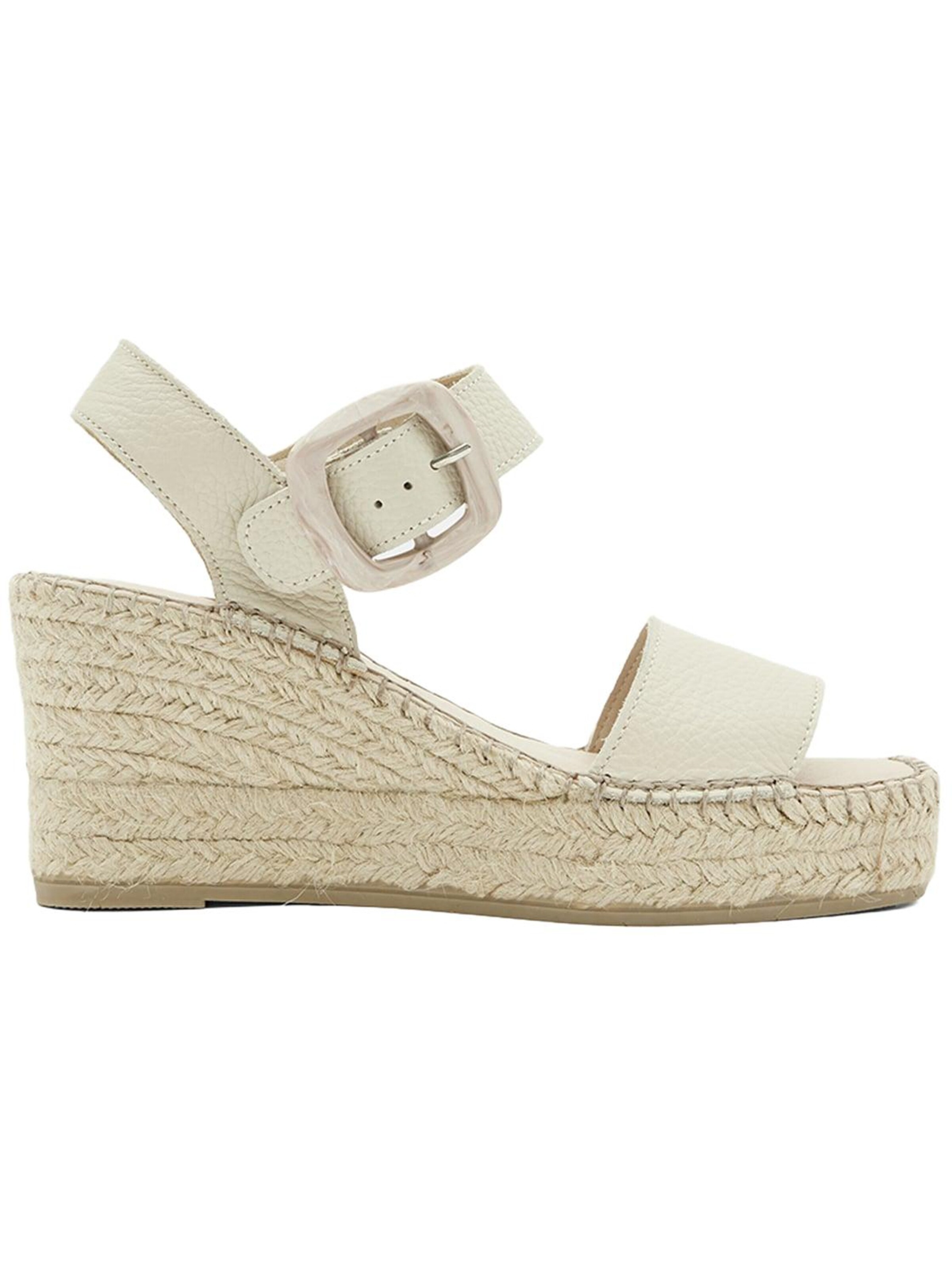 Desa Sandals 'Keilsandalen' in White