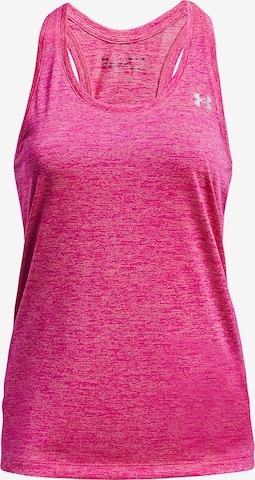 UNDER ARMOUR Sports Top 'Tech' in Pink: front