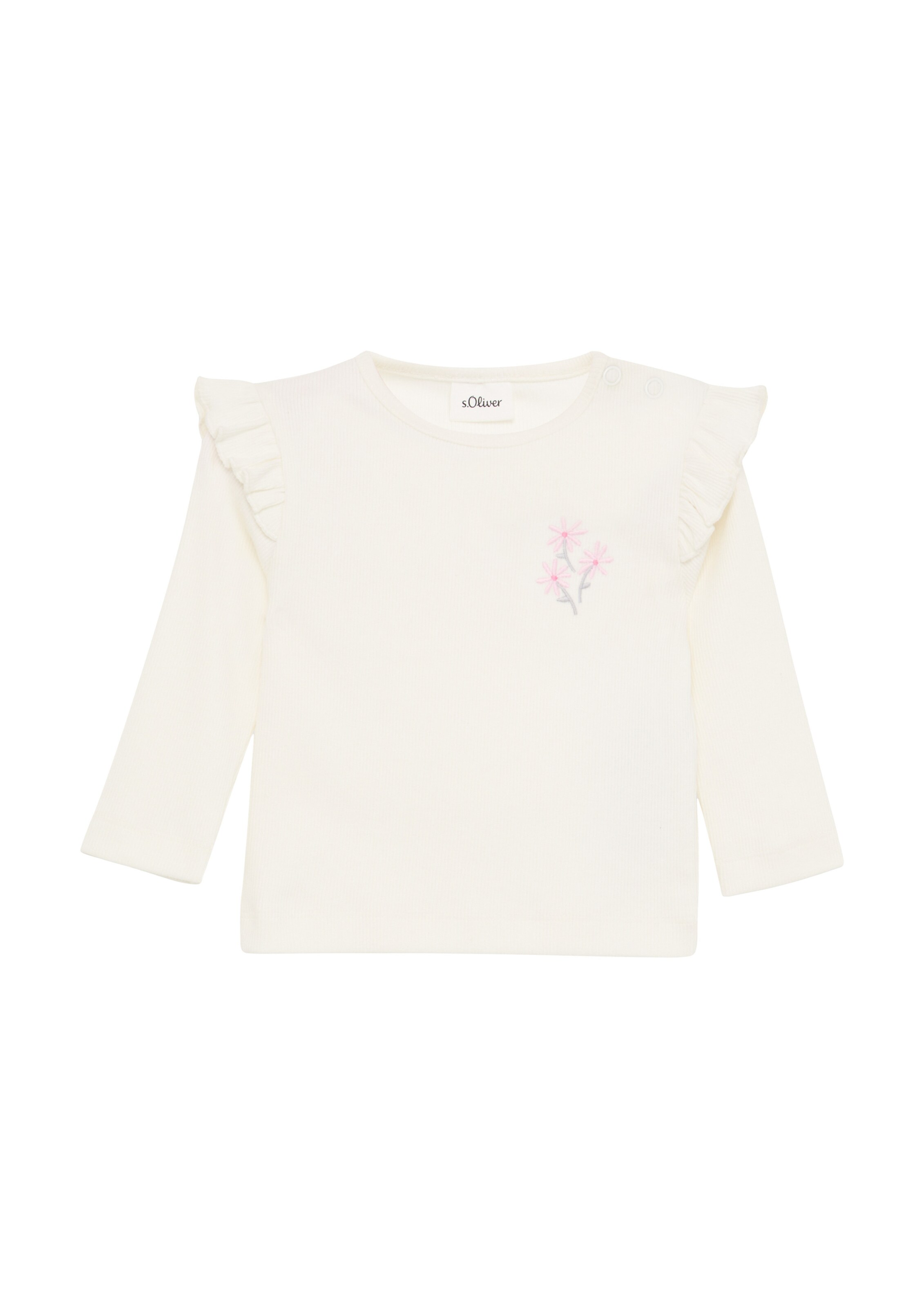 s.Oliver Shirt in Beige: Vorderseite