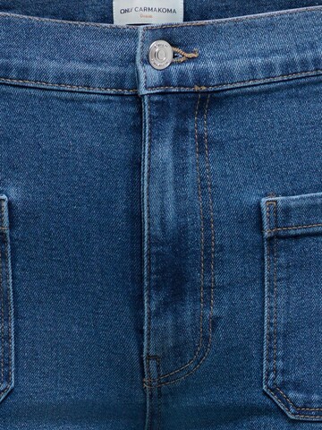 ONLY Carmakoma Flared Jeans 'CARCypress' in Blauw