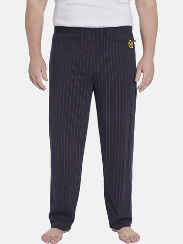 Pantalon de pyjama Charles Colby en bleu : devant