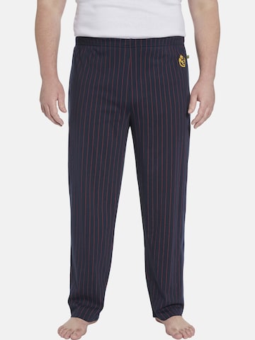 Pantalon de pyjama Charles Colby en bleu : devant