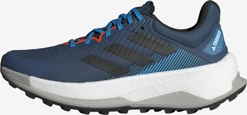 ADIDAS TERREX Athletic Lace-Up Shoes in Blue: front