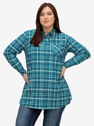 SHEEGO Bluse in Blau: predná strana