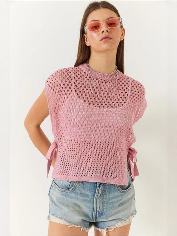 Bianco Lucci - Pullover em rosa: frente