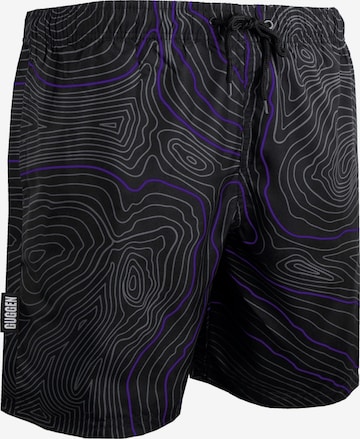 Guggen Mountain Badeshorts 'Boardshorts 2335' in Lila: Vorderseite