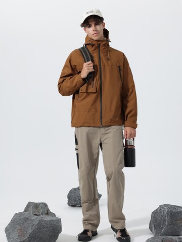Youthup Outdoor jacket in Brown