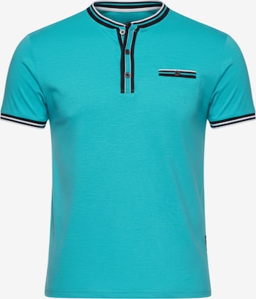 Ombre Shirt in Blue: front