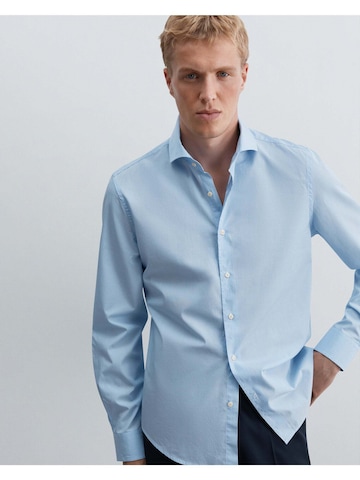 Coupe regular Chemise ' ' Scalpers en bleu : devant