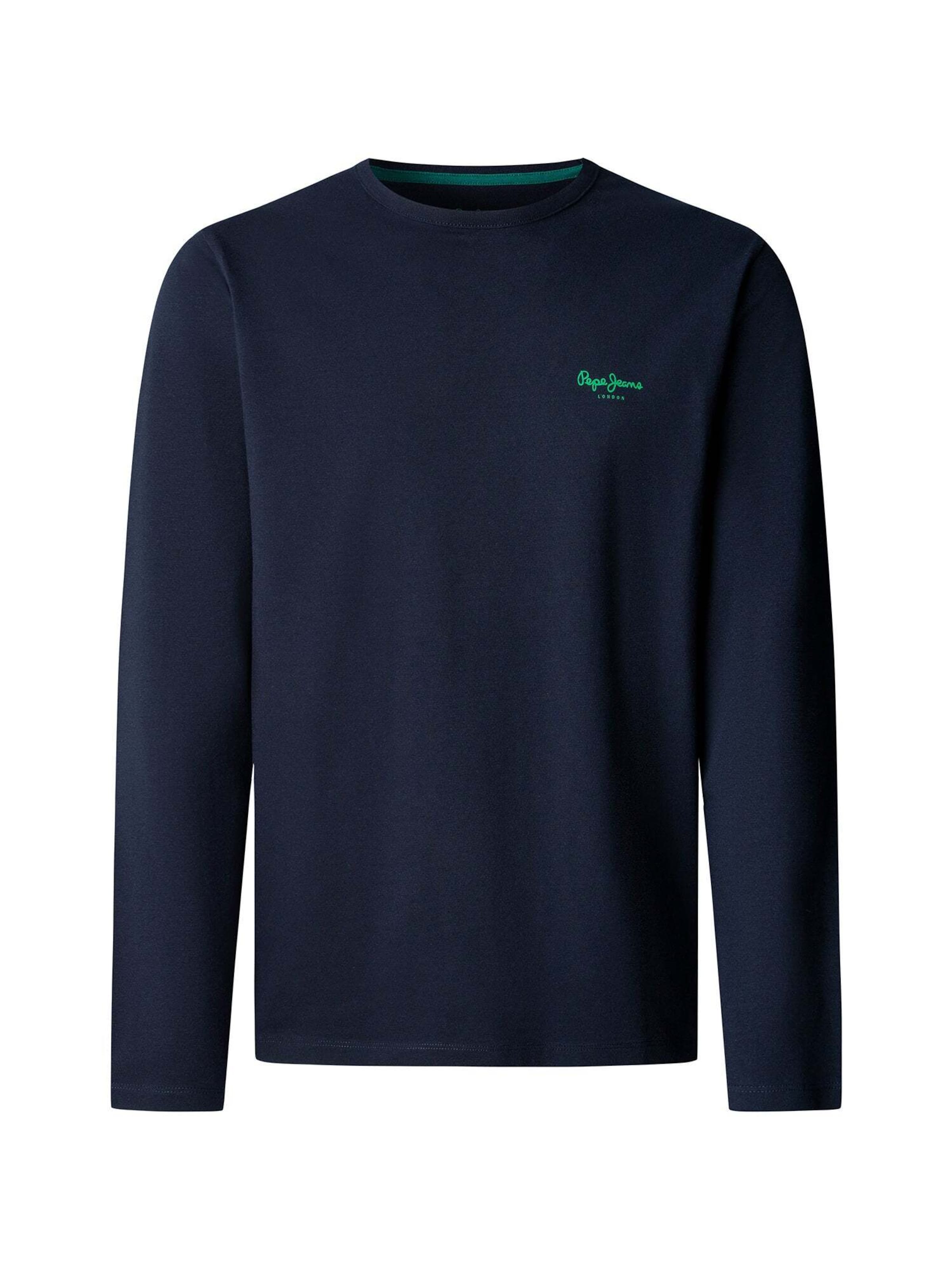 Sweat-shirt Pepe Jeans en bleu : devant