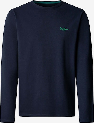 Sweat-shirt Pepe Jeans en bleu : devant