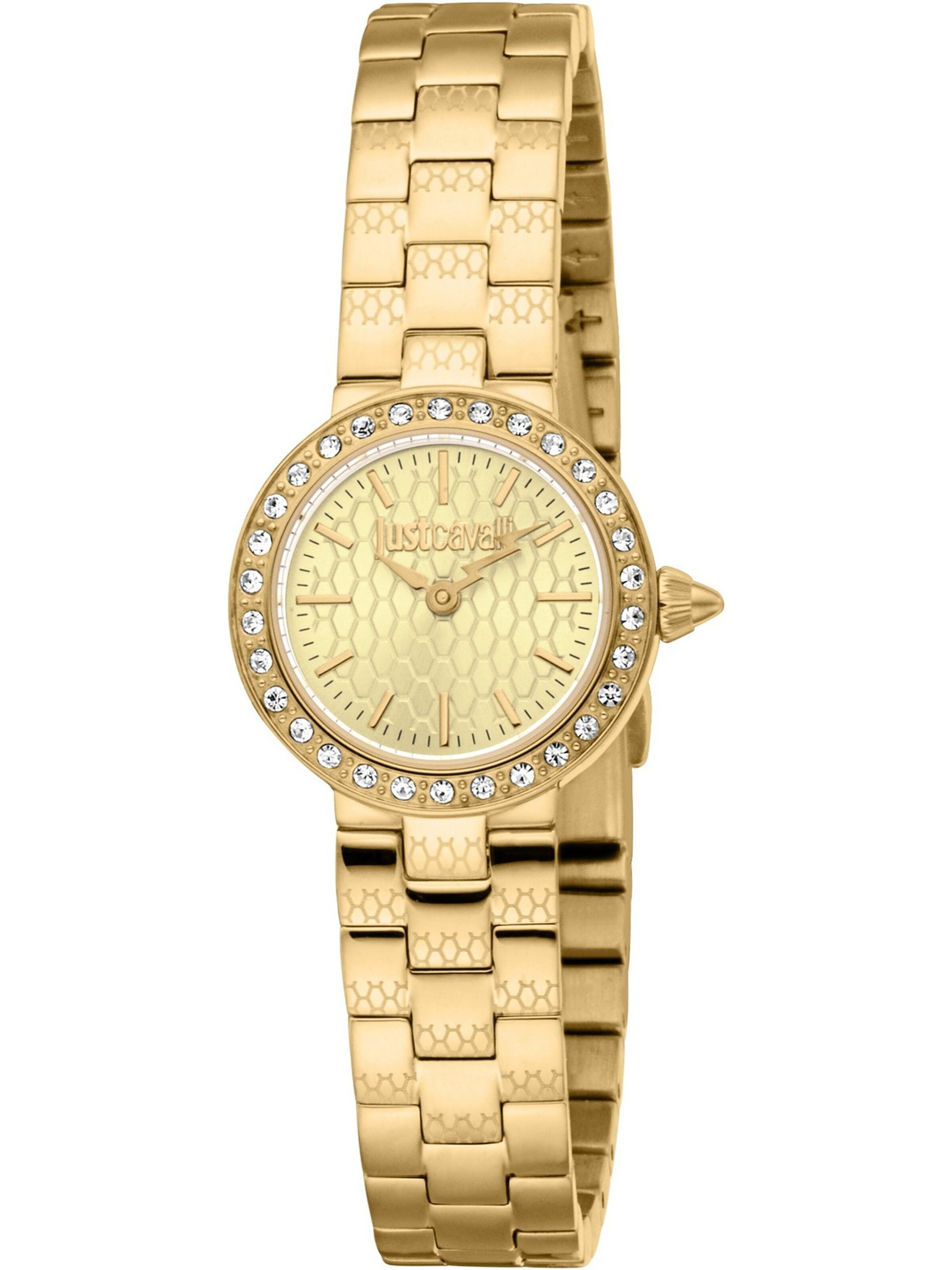Just Cavalli Uhr in Gold: Vorderseite