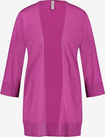 GERRY WEBER Gebreid vest in Roze: voorkant